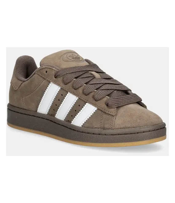 Δερμάτινα αθλητικά παπούτσια adidas Originals Campus 00s χρώμα: καφέ, JH8789