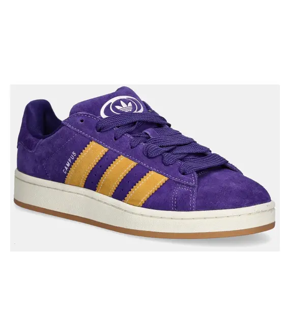 Σουέτ αθλητικά παπούτσια adidas Originals Campus 00s χρώμα: μοβ, JI3166