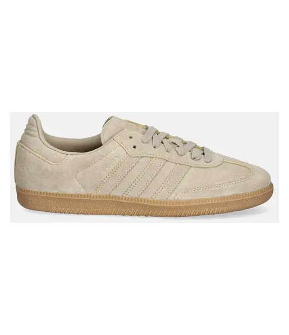 Σουέτ αθλητικά παπούτσια adidas Originals Samba OG χρώμα: μπεζ, JI3210