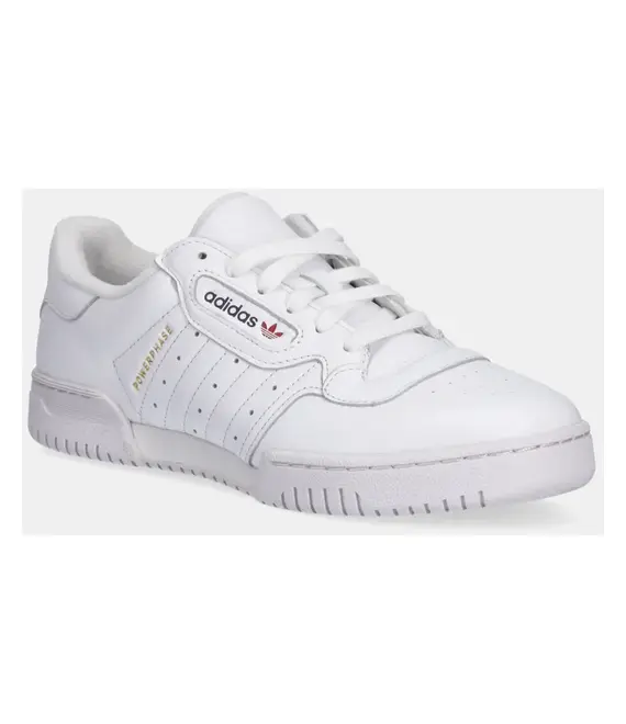 Δερμάτινα αθλητικά παπούτσια adidas Originals Powerphase χρώμα: άσπρο, JH5481