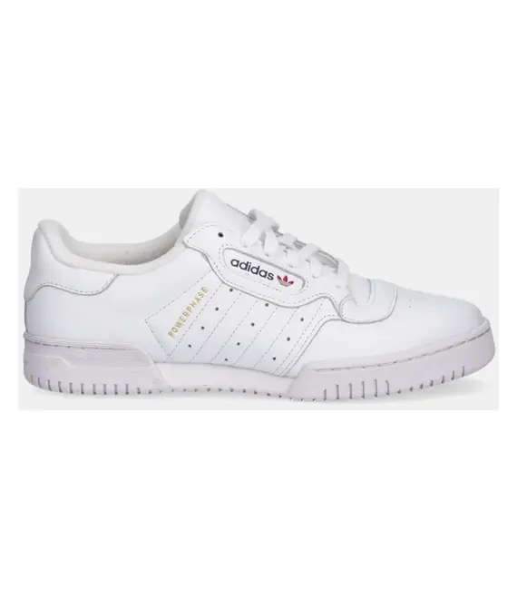 Δερμάτινα αθλητικά παπούτσια adidas Originals Powerphase χρώμα: άσπρο, JH5481