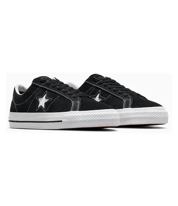 Σουέτ sneakers Converse One Star Pro Tn+ χρώμα: μαύρο, 171327C