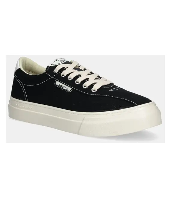 Πάνινα παπούτσια Stepney Workers Club DELLOW 02 CUP CANVAS χρώμα: μαύρο, YA21012