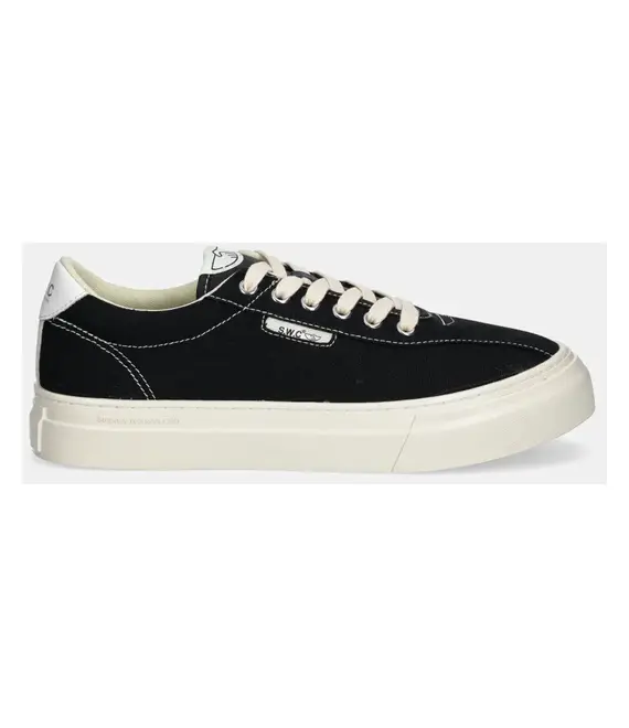 Πάνινα παπούτσια Stepney Workers Club DELLOW 02 CUP CANVAS χρώμα: μαύρο, YA21012