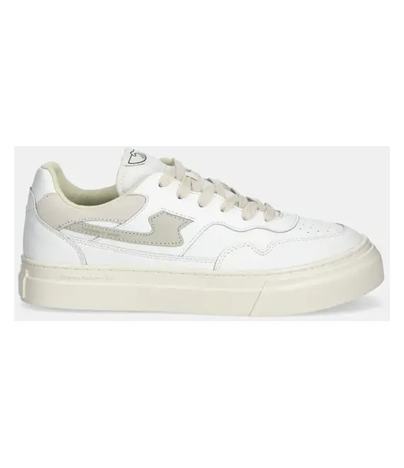 Δερμάτινα αθλητικά παπούτσια Stepney Workers Club PEARL S-STRIKE LEATHER χρώμα: άσπρο, YA23500