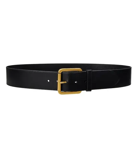 Δερμάτινη ζώνη Lauren Ralph Lauren χρώμα: μαύρο, 412959139