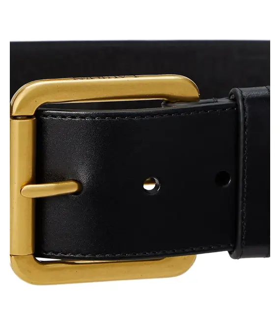Δερμάτινη ζώνη Lauren Ralph Lauren χρώμα: μαύρο, 412959139