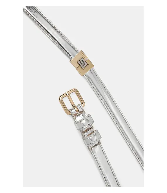 Ζώνη Guess ARNELA χρώμα: ασημί, BW9192 P5115