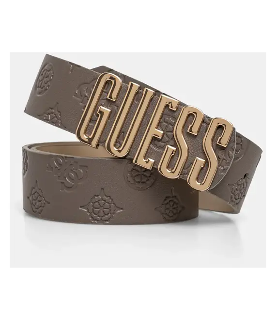 Ζώνη Guess GERTY χρώμα: μπεζ, BW9196 P5135