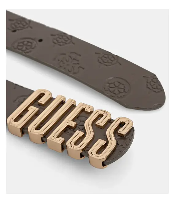 Ζώνη Guess GERTY χρώμα: μπεζ, BW9196 P5135