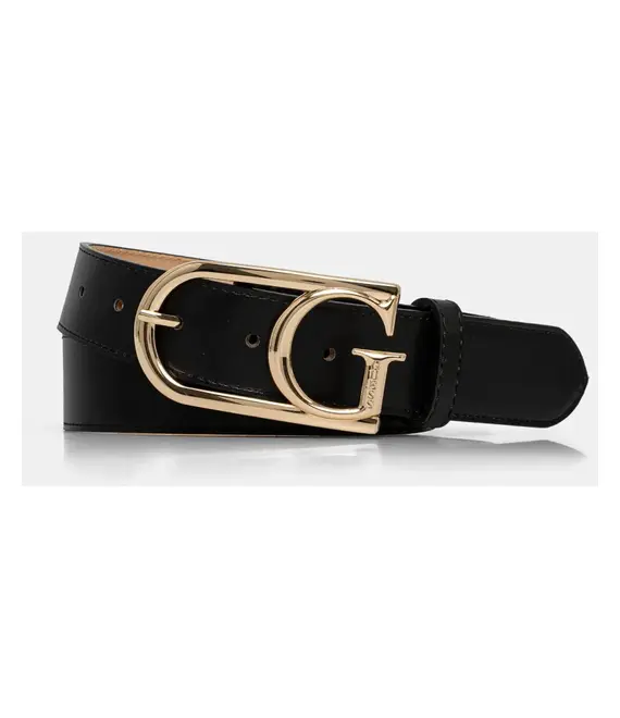 Ζώνη Guess EVAINE χρώμα: μαύρο, BW9200 P5135