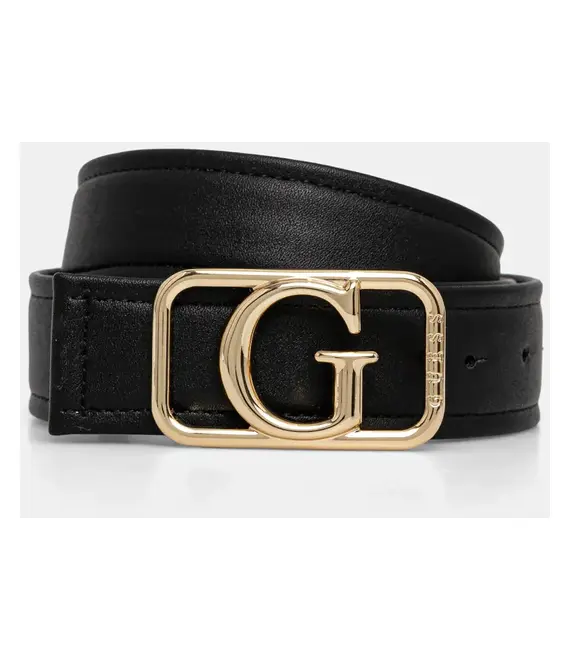 Ζώνη Guess SEBINA χρώμα: μαύρο, BW9203 P5135