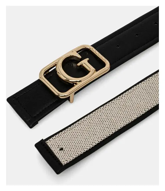 Ζώνη Guess SEBINA χρώμα: μαύρο, BW9203 P5135