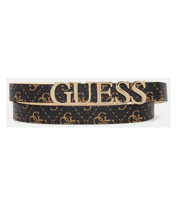 Ζώνη Guess ZAMIRA χρώμα: μαύρο, BW9204 P5120