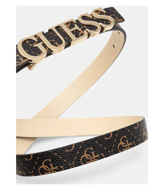 Ζώνη Guess ZAMIRA χρώμα: μαύρο, BW9204 P5120
