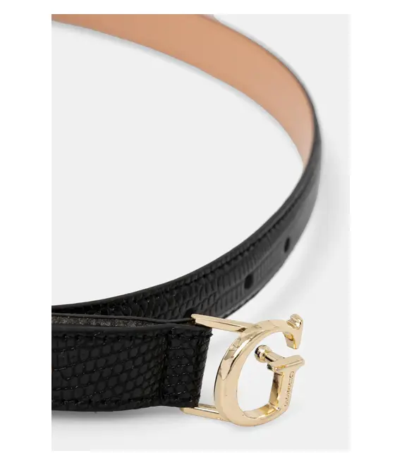 Ζώνη Guess ORLINA χρώμα: μαύρο, BW9209 P5120