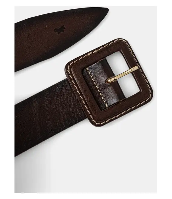 Δερμάτινη ζώνη Weekend Max Mara χρώμα: καφέ, 2515501034600