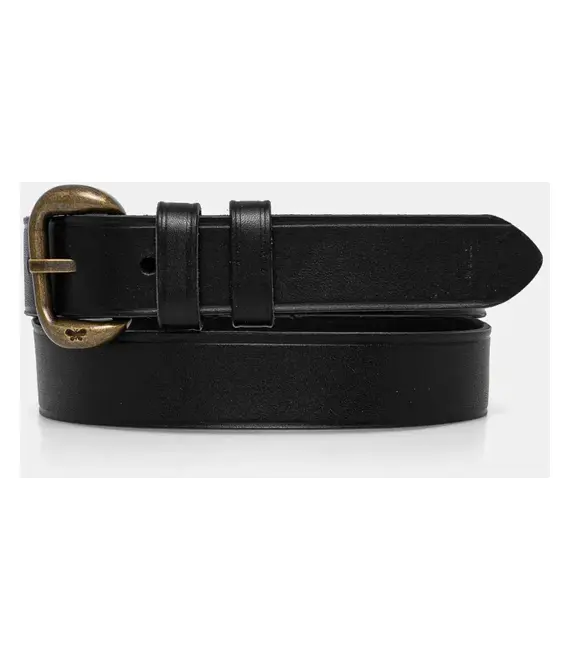 Δερμάτινη ζώνη Weekend Max Mara χρώμα: μαύρο, 2515501044600