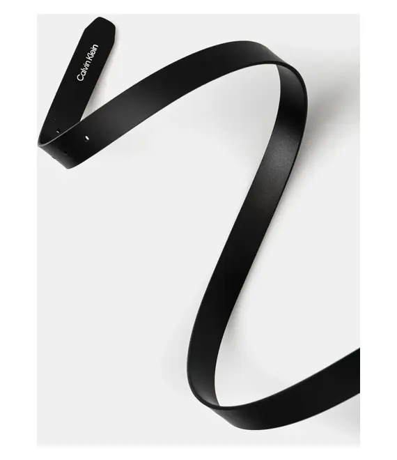 Δερμάτινη ζώνη Calvin Klein χρώμα: μαύρο, K60K613234