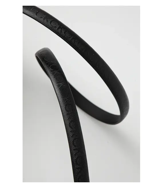 Δερμάτινη ζώνη Calvin Klein χρώμα: μαύρο, K60K612933