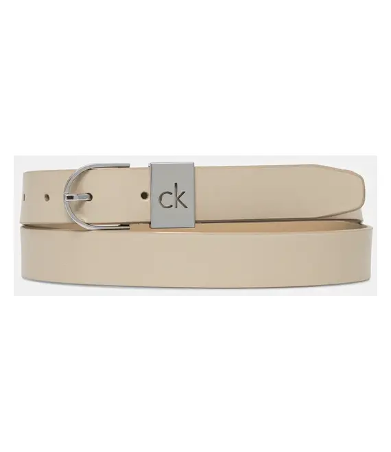 Ζώνη Calvin Klein χρώμα: μπεζ, K60K612936