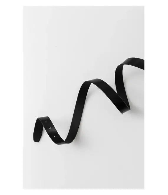 Δερμάτινη ζώνη Calvin Klein χρώμα: μαύρο, K60K613147