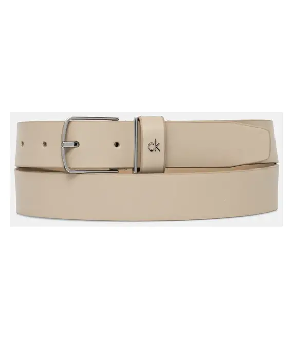 Ζώνη Calvin Klein χρώμα: μπεζ, K60K613154
