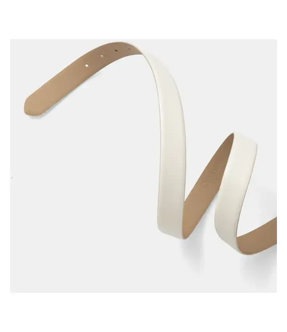 Ζώνη Calvin Klein χρώμα: άσπρο, K60K613156