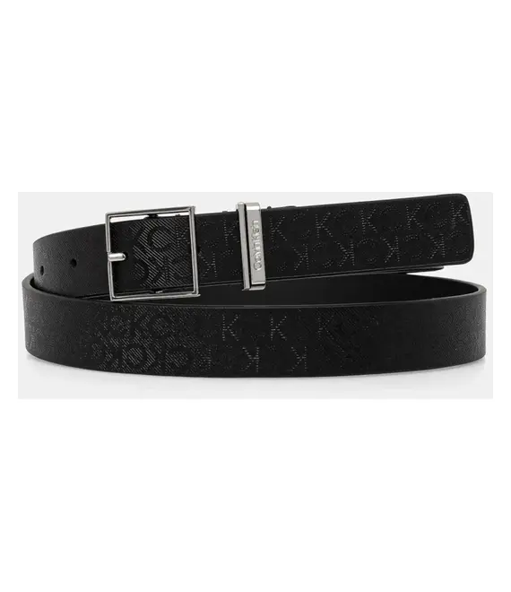 Ζώνη Calvin Klein χρώμα: μαύρο, K60K613244