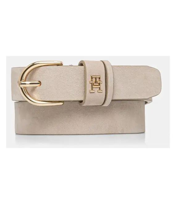 Σουέτ ζώνη Tommy Hilfiger χρώμα: γκρι, AW0AW17245