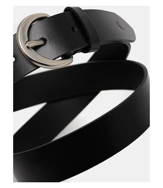 Δερμάτινη ζώνη Calvin Klein Jeans χρώμα: μαύρο, LV04K7008G