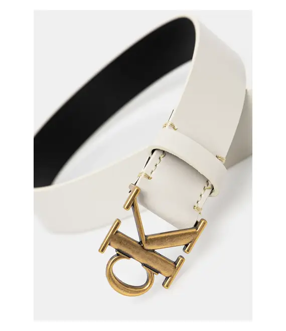 Ζώνη Calvin Klein Jeans χρώμα: μπεζ, LV04K7002G