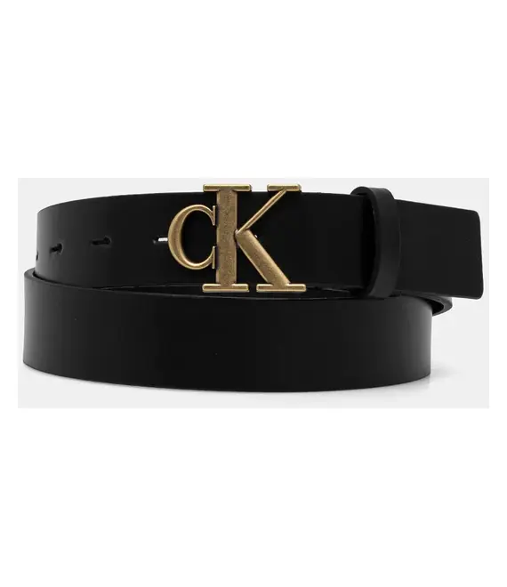 Ζώνη Calvin Klein Jeans χρώμα: μαύρο, LV04K7002G