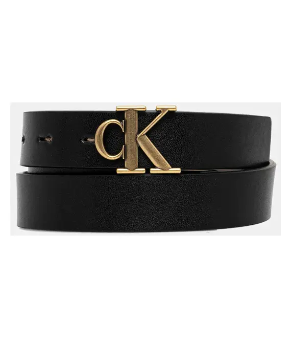 Ζώνη Calvin Klein Jeans χρώμα: μαύρο, LV04K7005G