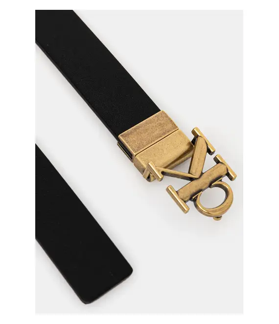 Ζώνη Calvin Klein Jeans χρώμα: μαύρο, LV04K7005G