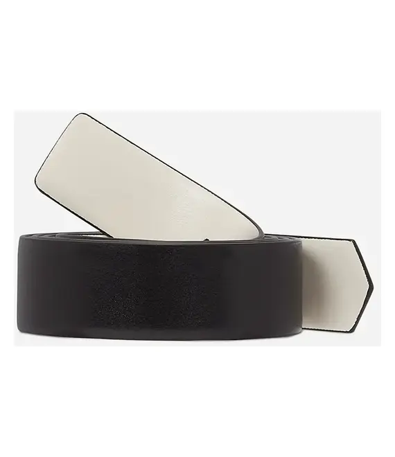 Δερμάτινη ζώνη Karl Lagerfeld χρώμα: μαύρο, A2W33057