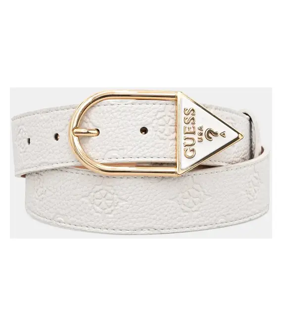 Ζώνη Guess CRESIDIA χρώμα: άσπρο, BW9223 P5235