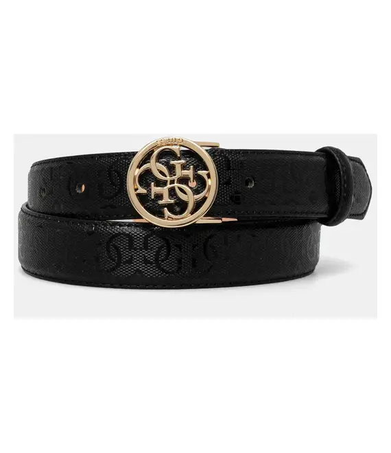 Ζώνη Guess BETULA χρώμα: μαύρο, BW9225 P5230