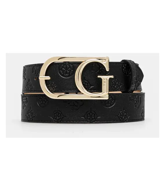 Ζώνη Guess ZARELA χρώμα: μαύρο, BW9227 P5235