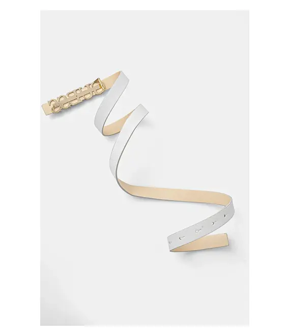 Ζώνη Guess SANSA χρώμα: άσπρο, BW9231 P5235