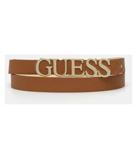 Ζώνη Guess SANSA χρώμα: καφέ, BW9231 P5235
