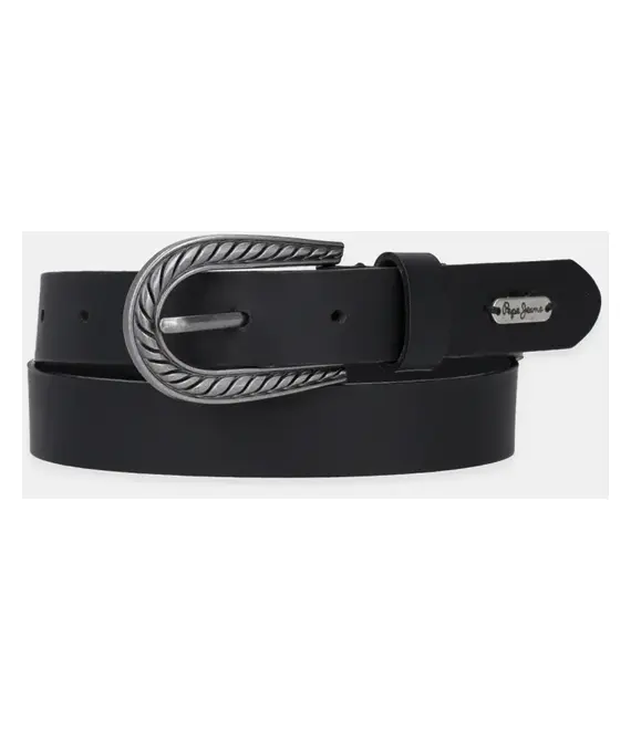 Ζώνη Pepe Jeans CAMILA BELT χρώμα: μαύρο, PL020863