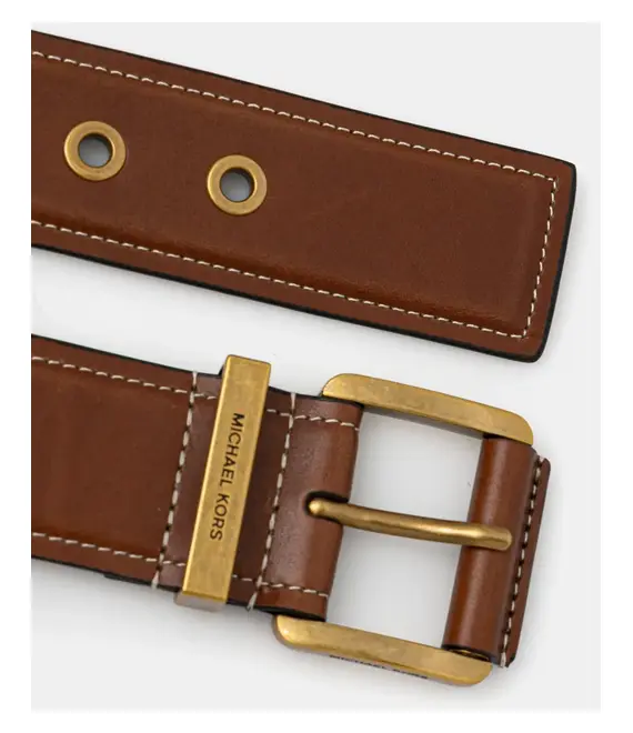 Δερμάτινη ζώνη MICHAEL Michael Kors χρώμα: καφέ, 559097
