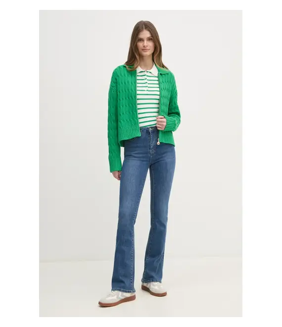 Πόλο Tommy Hilfiger χρώμα: μπλε, WW0WW43225