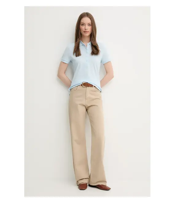 Πόλο United Colors of Benetton χρώμα: μπλε, 3TQJD300W