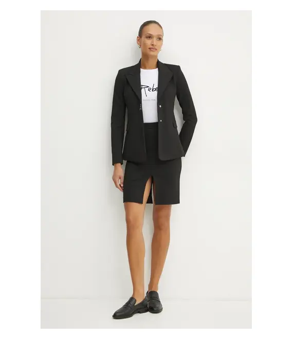 Φούστα Patrizia Pepe χρώμα: μαύρο, 8G0450 A025