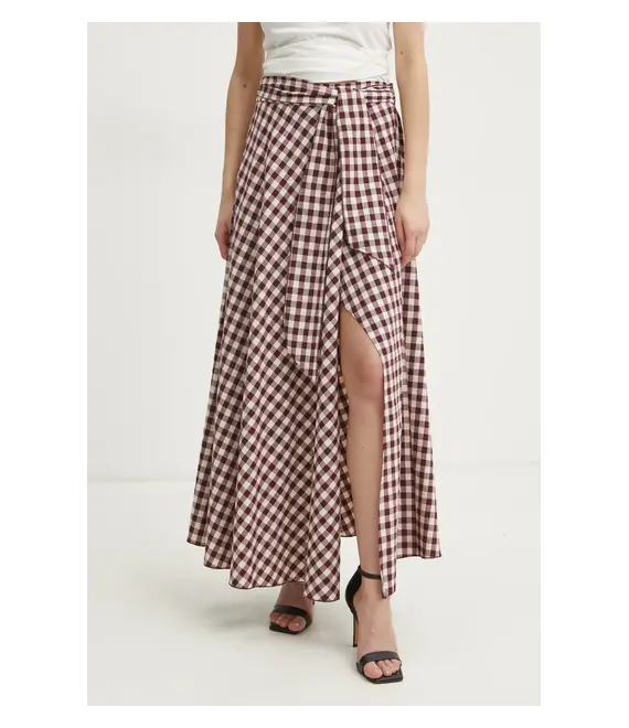 Φούστα Forte Forte χρώμα: μπορντό, 13527.my skirt