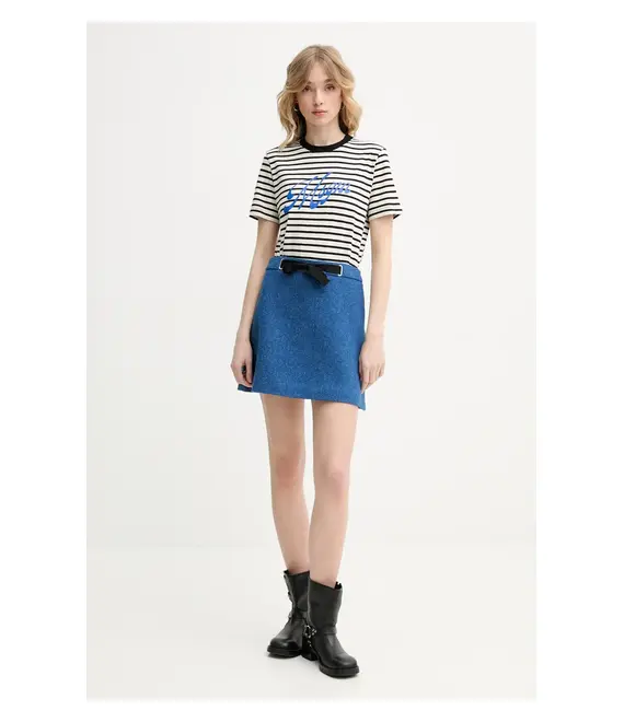 Φούστα MSGM χρώμα: ναυτικό μπλε, 3841MDD15.257112