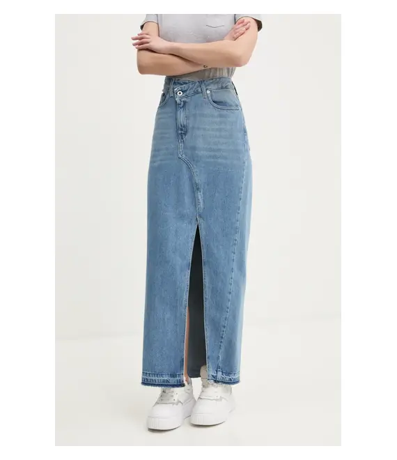 Τζιν φούστα Karl Lagerfeld Jeans χρώμα: μπλε, A1W12009