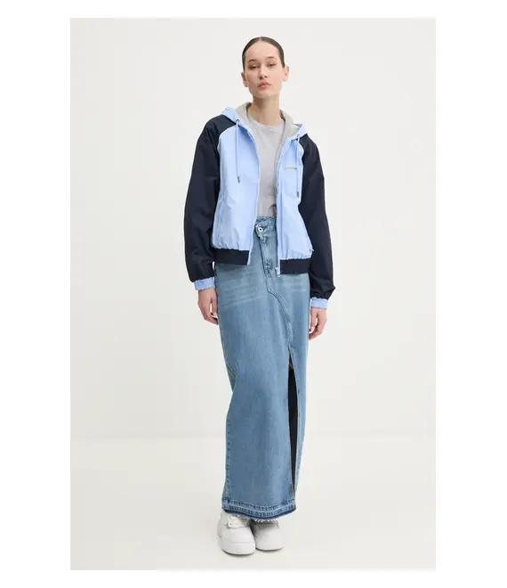 Τζιν φούστα Karl Lagerfeld Jeans χρώμα: μπλε, A1W12009
